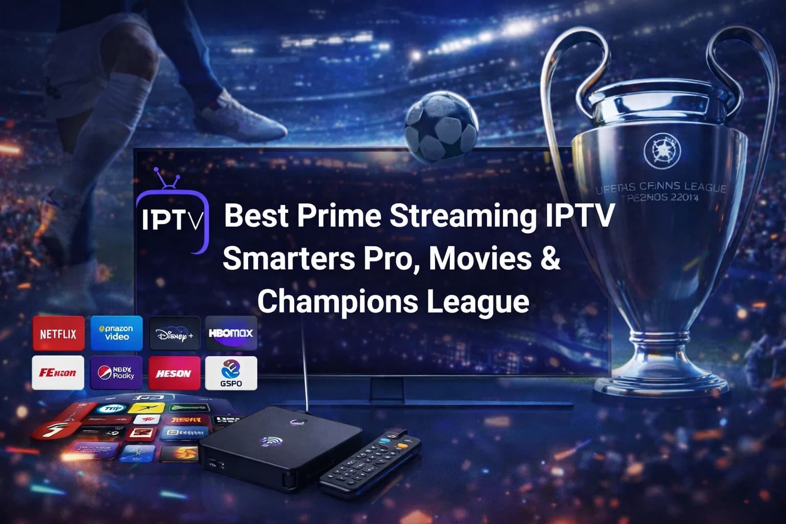 Best Prime Streaming IPTV – Smarters Pro, Movies & Champions League